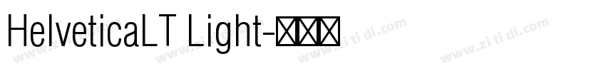 HelveticaLT Light字体转换